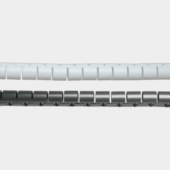 Kabelslang - zwart of wit in 10 tot 20mm