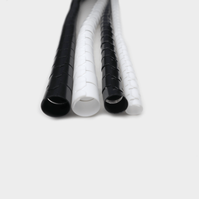 Kabelslang - zwart of wit in 10 tot 20mm - Afbeelding 2